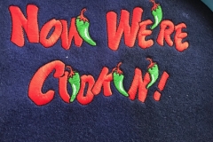 now we are cooking sew out